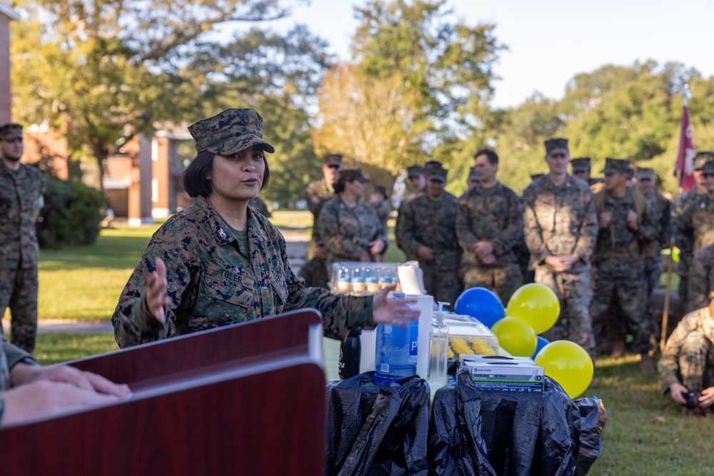 2nd Medical Battalion Conducts Six- Mile Hike