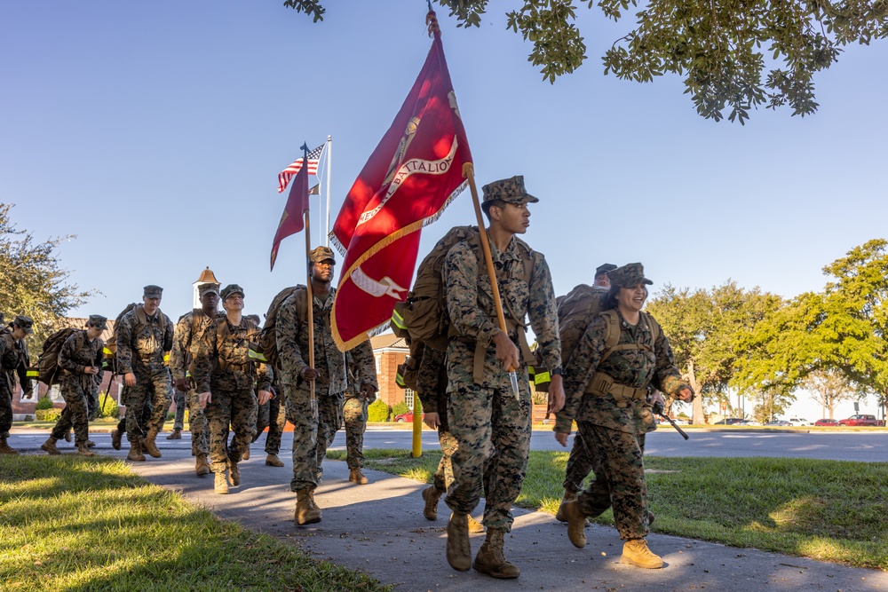 2nd Medical Battalion Conducts Six- Mile Hike