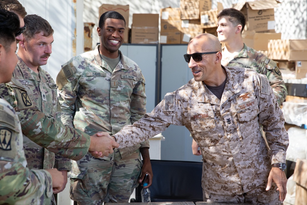 FMC Walters visits CJTF- OIR Troops