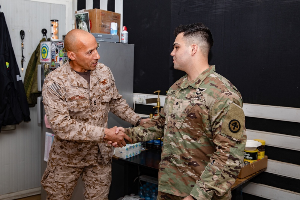 FMC Walters visits CJTF- OIR Troops