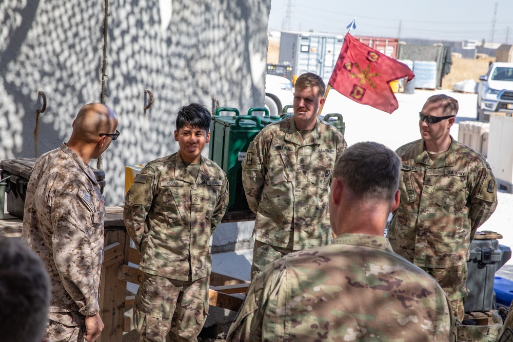 FMC Walters visits CJTF- OIR Troops