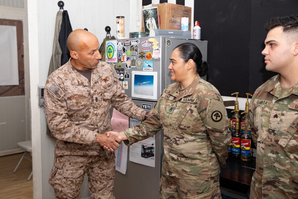 FMC Walters visits CJTF- OIR Troops