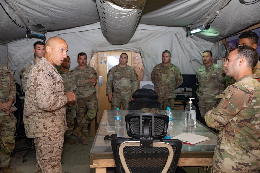 FMC Walters visits CJTF- OIR Troops