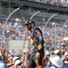 Army Reserve Soldier and country music star Craig Morgan performs the National Anthem alongside the 313th Army Band at the YellaWood 500