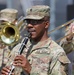 Army Reserve Soldier and country music star Craig Morgan performs the National Anthem alongside the 313th Army Band at the YellaWood 500