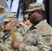 Army Reserve Soldier and country music star Craig Morgan performs the National Anthem alongside the 313th Army Band at the YellaWood 500