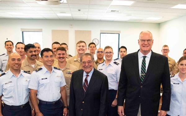 Former SECDEF Panetta Shared Concerns, Insights During Guest Lecture at NPS