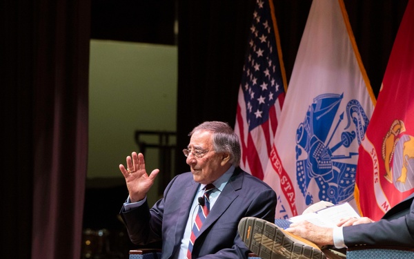 Former SECDEF Panetta Shared Concerns, Insights During Guest Lecture at NPS