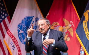 Former SECDEF Panetta Shared Concerns, Insights During Guest Lecture at NPS