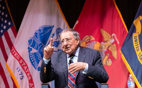 Former SECDEF Panetta Shared Concerns, Insights During Guest Lecture at NPS