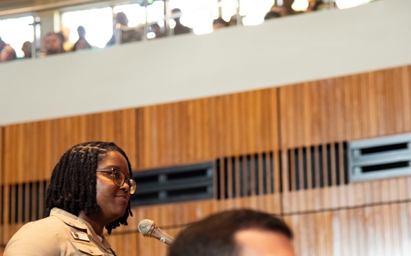 Former SECDEF Panetta Shared Concerns, Insights During Guest Lecture at NPS