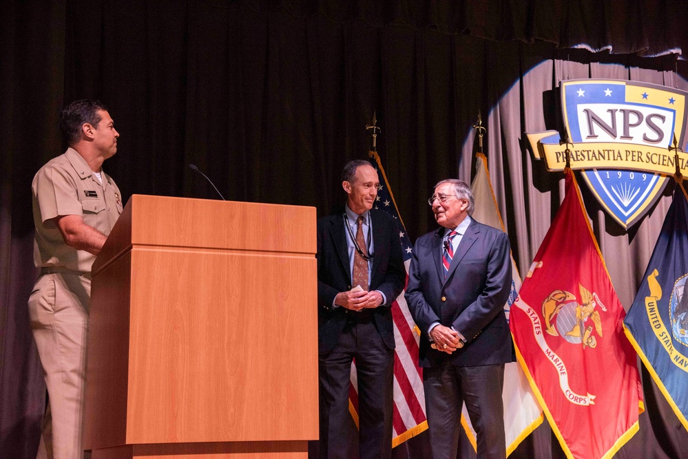 Former SECDEF Panetta Shared Concerns, Insights During Guest Lecture at NPS