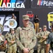 Army Reserve Soldier and Country Music singer Craig Morgan joins the 313th Army Band to perform the National Anthem at Talladega