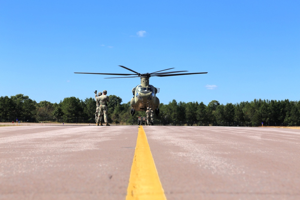 89B sling-load training operations at Fort McCoy