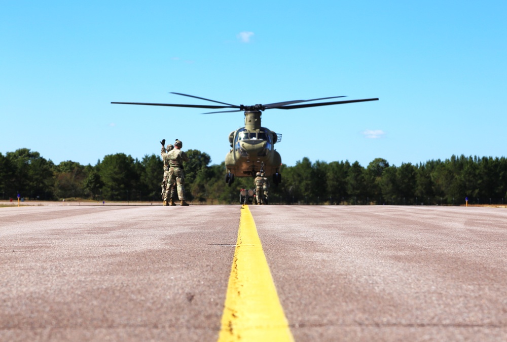 89B sling-load training operations at Fort McCoy