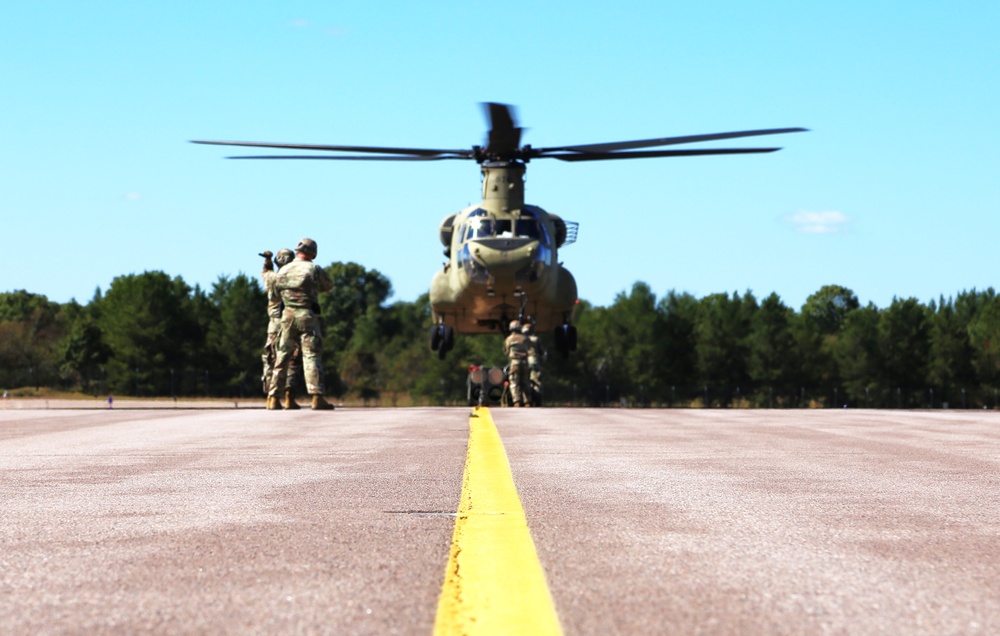 89B sling-load training operations at Fort McCoy