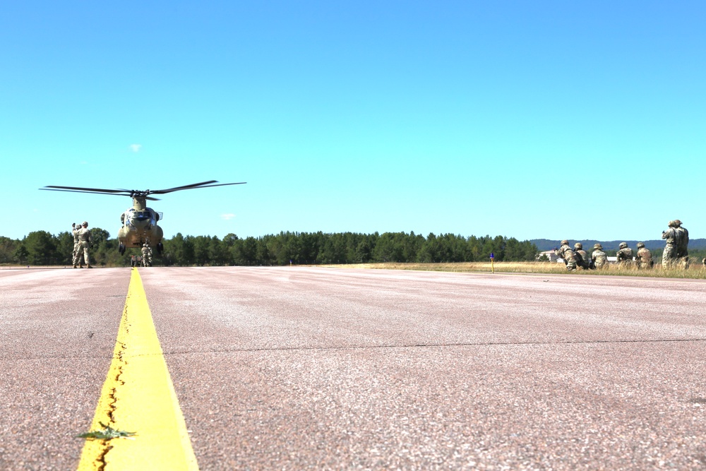 89B sling-load training operations at Fort McCoy