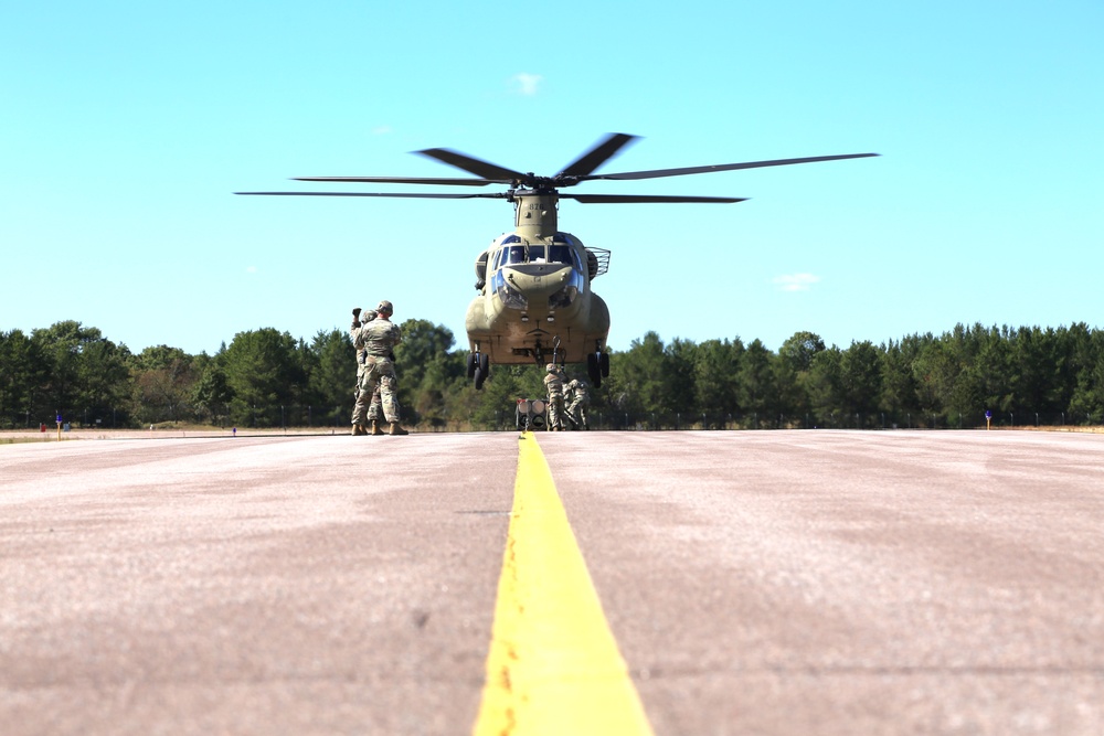 89B sling-load training operations at Fort McCoy