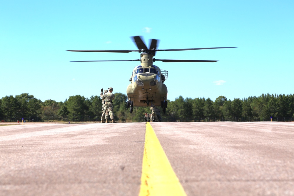 89B sling-load training operations at Fort McCoy