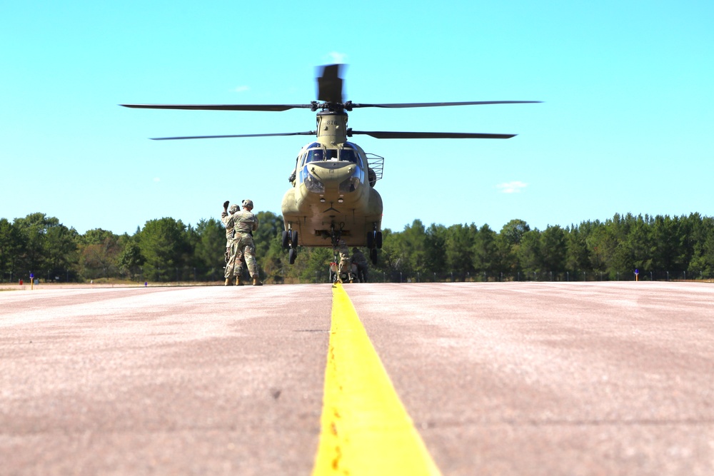 89B sling-load training operations at Fort McCoy