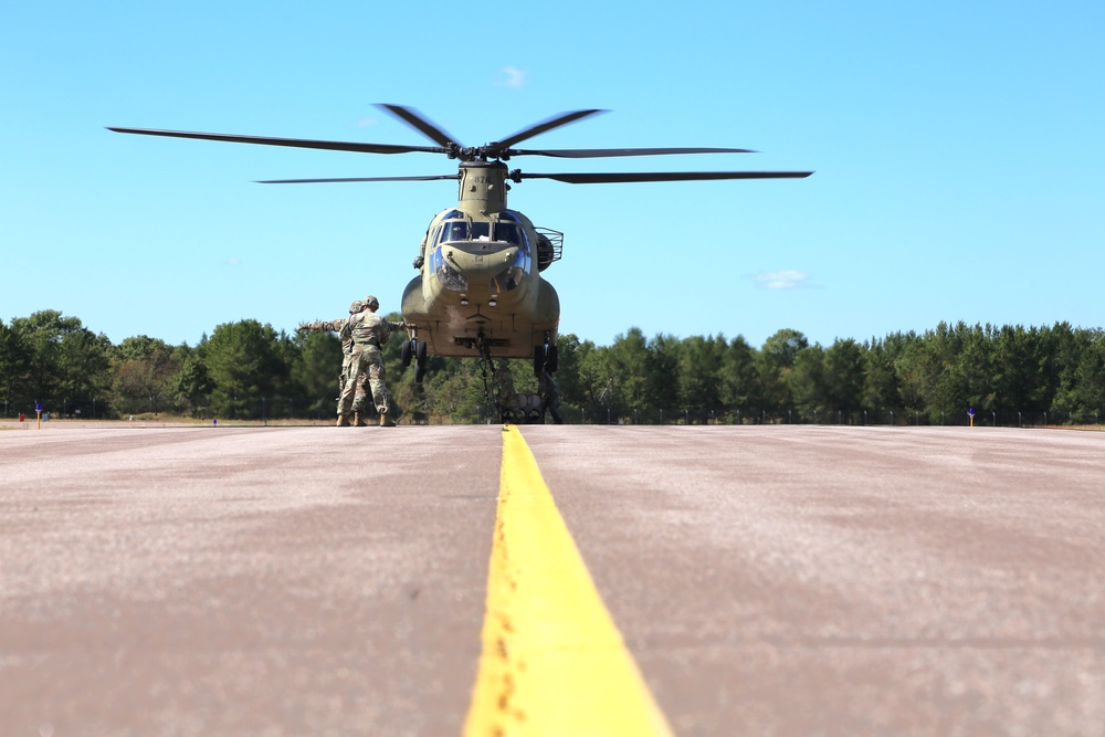 89B sling-load training operations at Fort McCoy