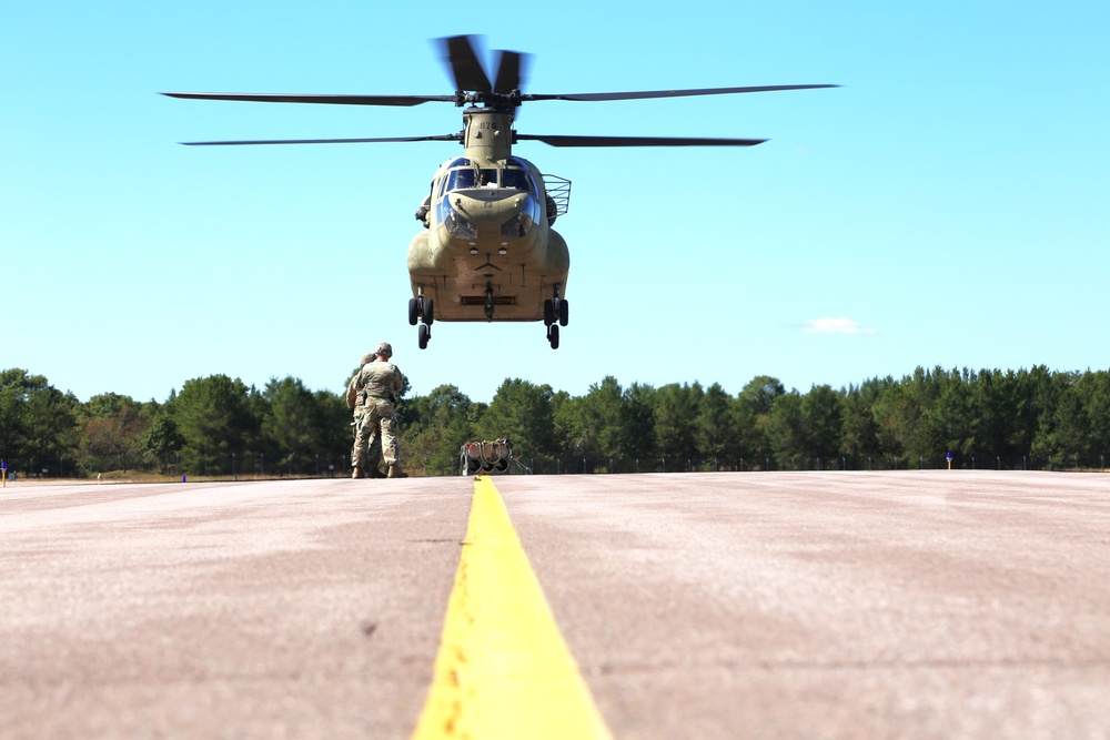 89B sling-load training operations at Fort McCoy