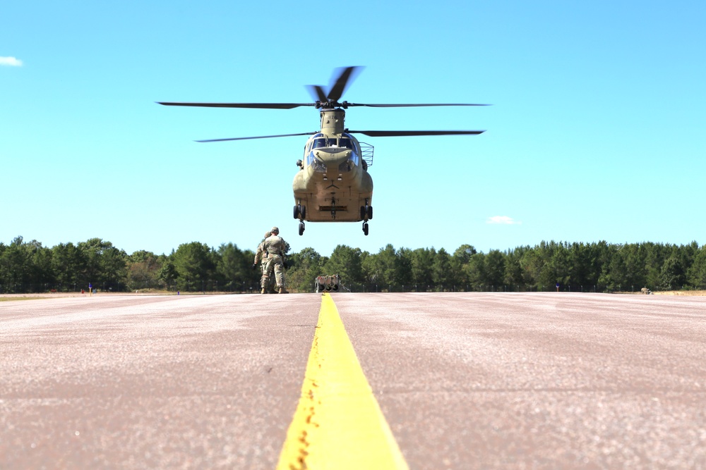 89B sling-load training operations at Fort McCoy