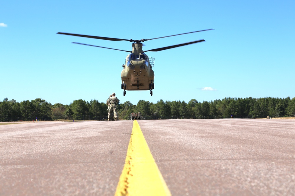 89B sling-load training operations at Fort McCoy