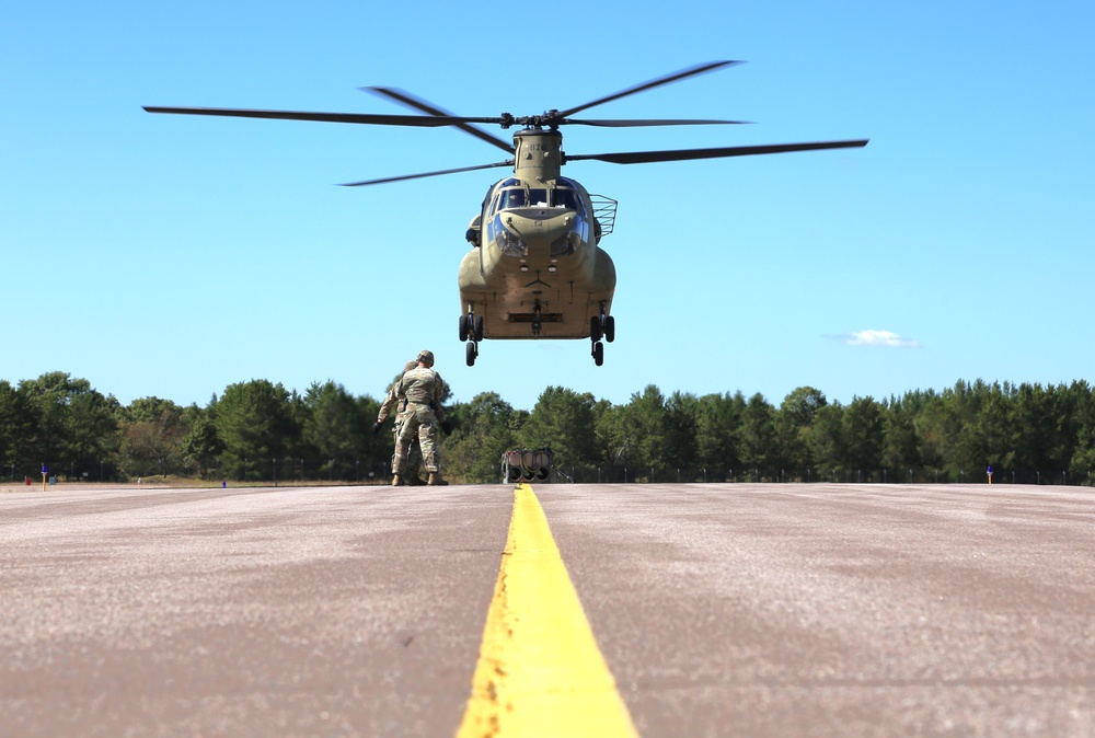 89B sling-load training operations at Fort McCoy