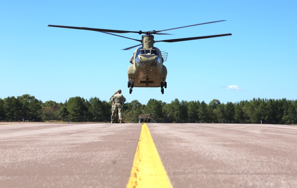 89B sling-load training operations at Fort McCoy