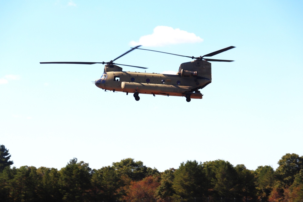 89B sling-load training operations at Fort McCoy