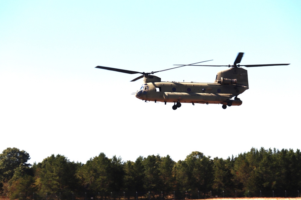 89B sling-load training operations at Fort McCoy