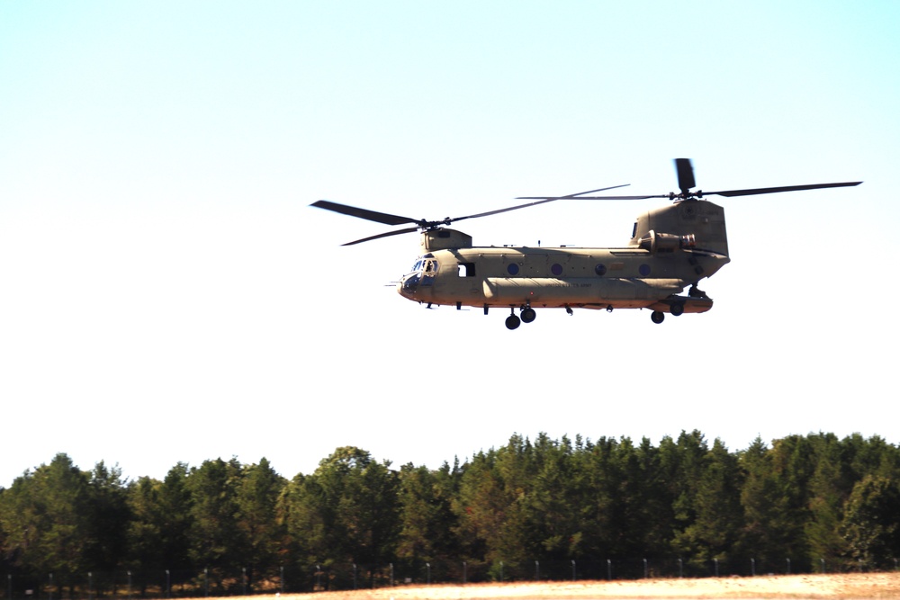 89B sling-load training operations at Fort McCoy