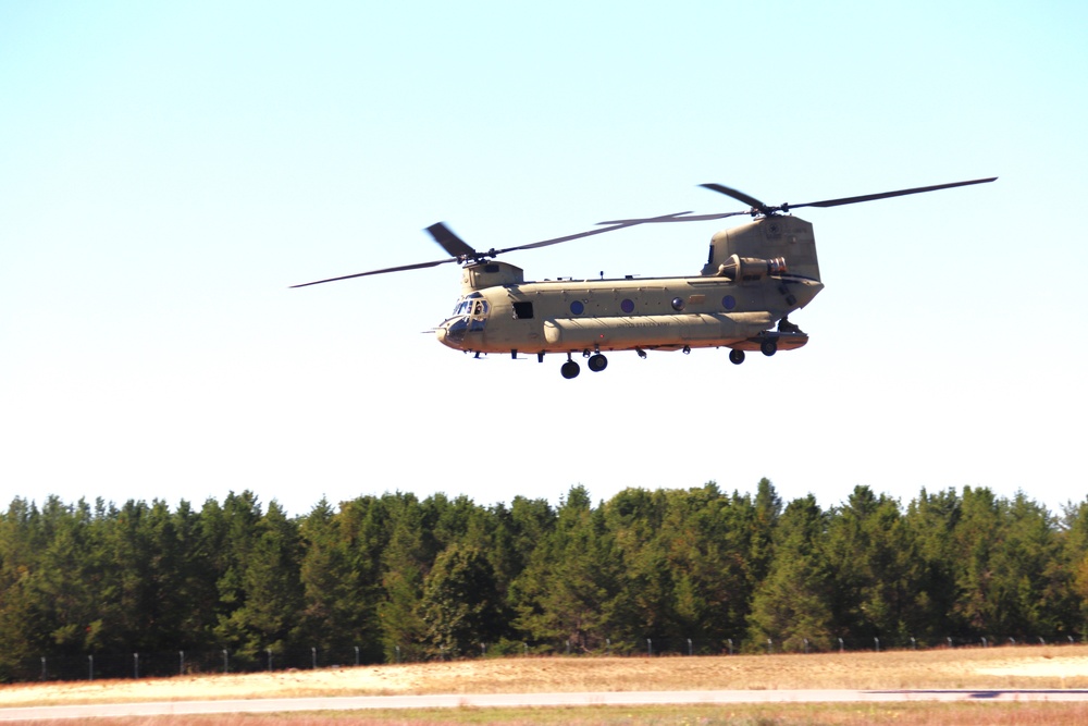 89B sling-load training operations at Fort McCoy