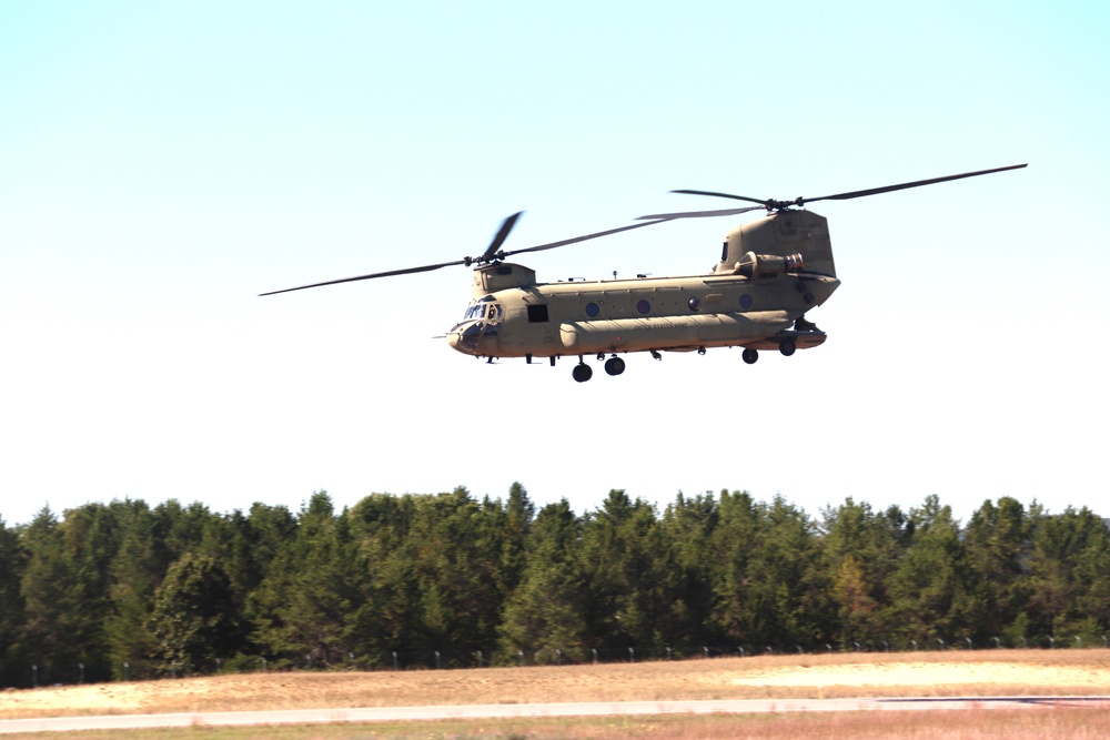 89B sling-load training operations at Fort McCoy