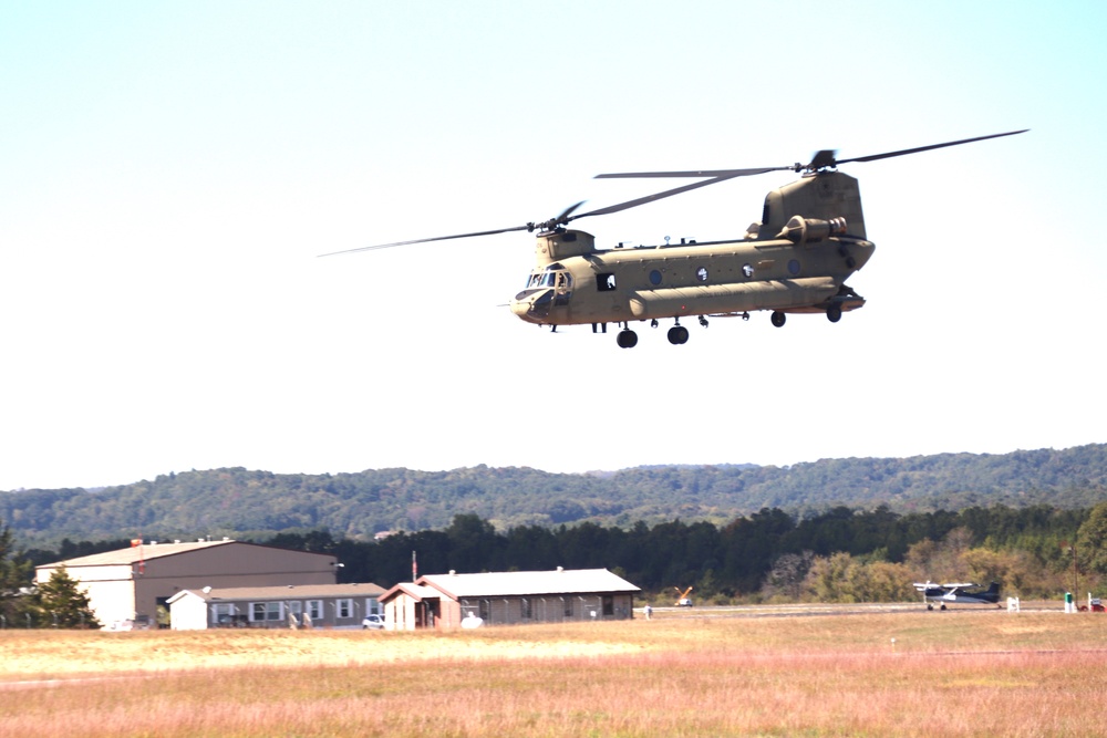 89B sling-load training operations at Fort McCoy