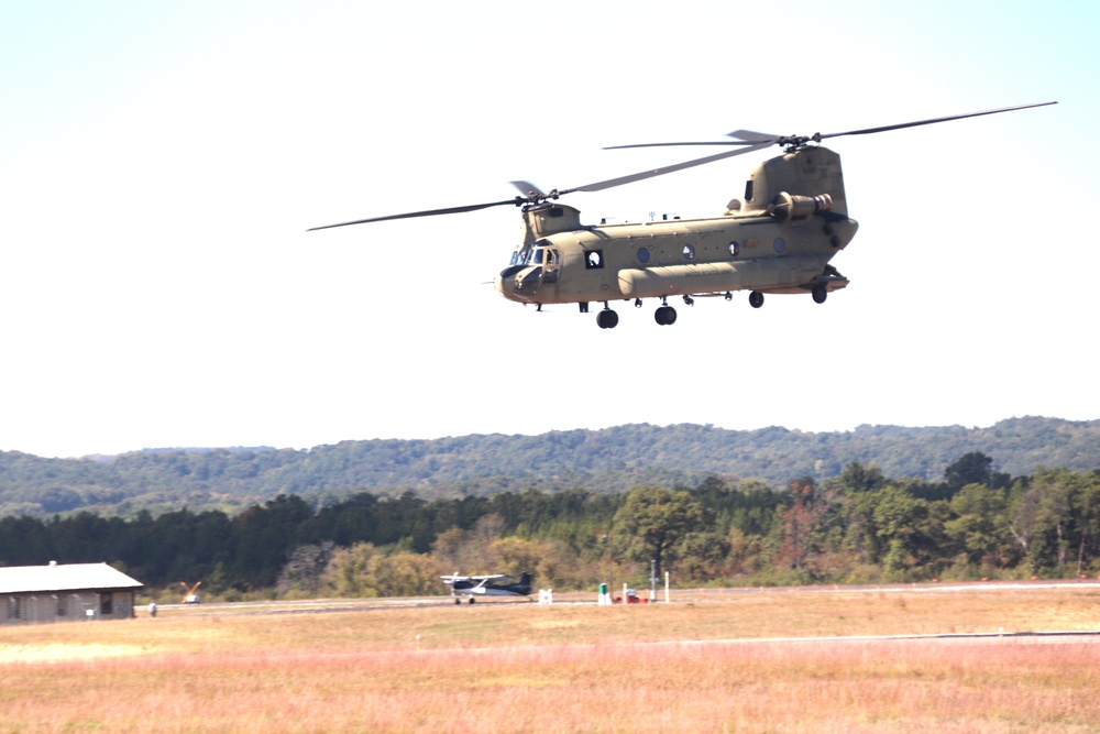 89B sling-load training operations at Fort McCoy