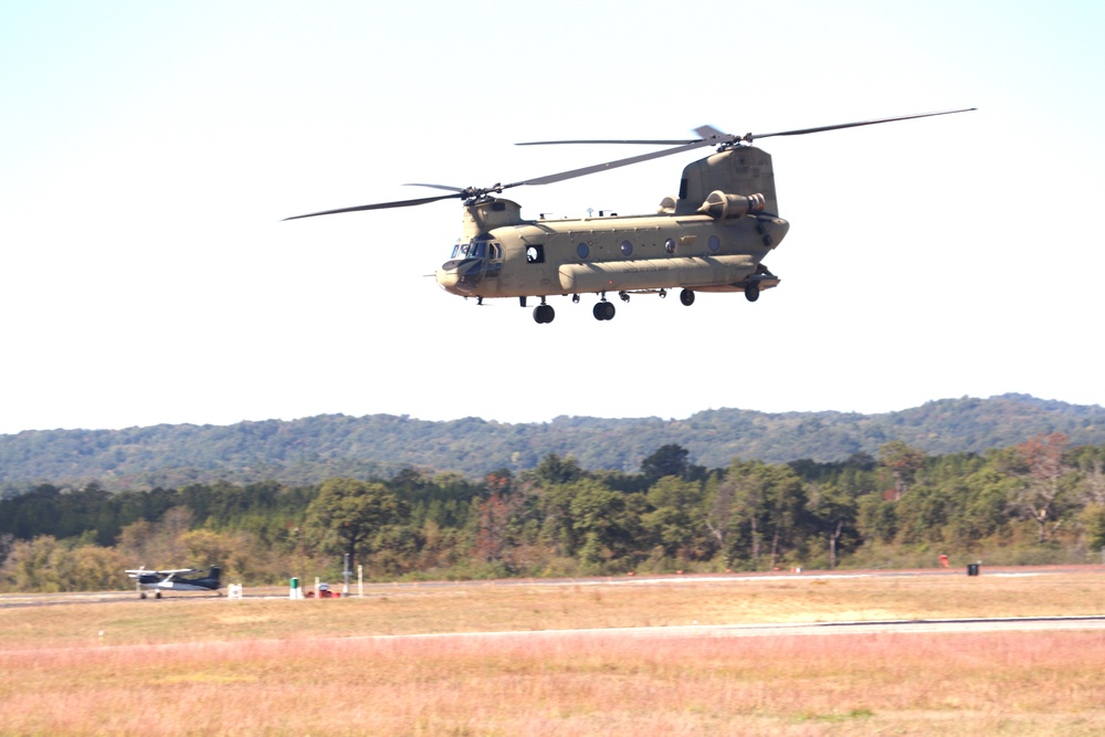 89B sling-load training operations at Fort McCoy