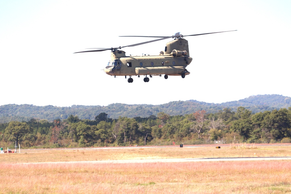 89B sling-load training operations at Fort McCoy