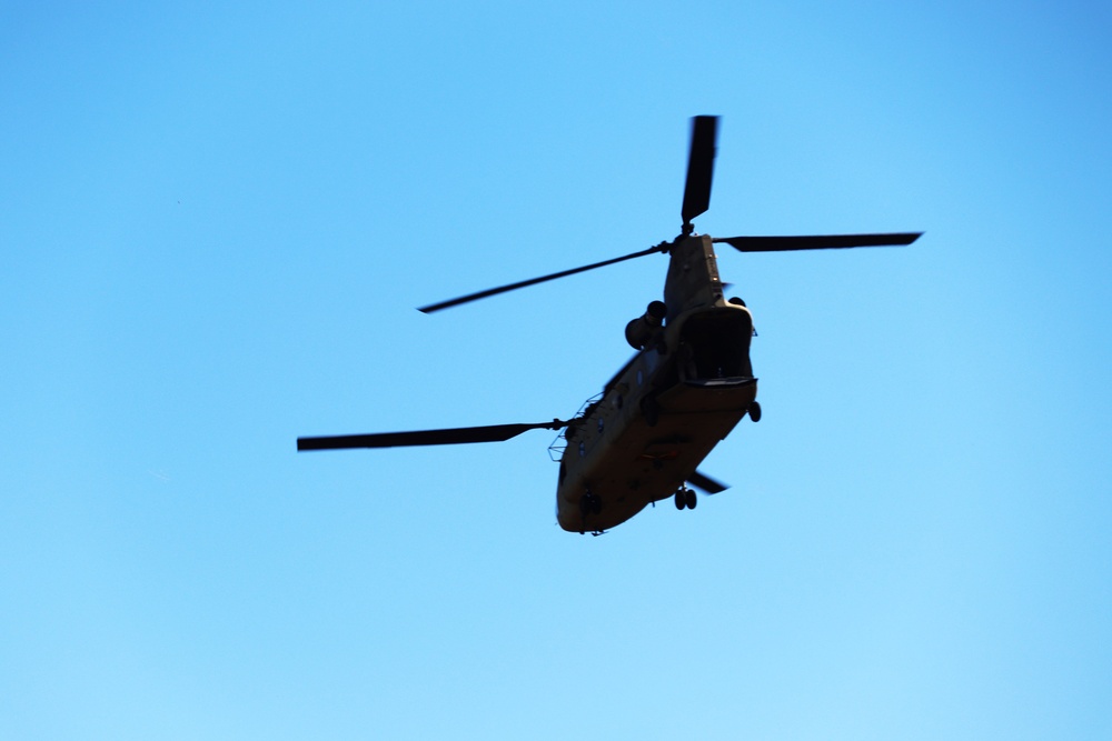 89B sling-load training operations at Fort McCoy