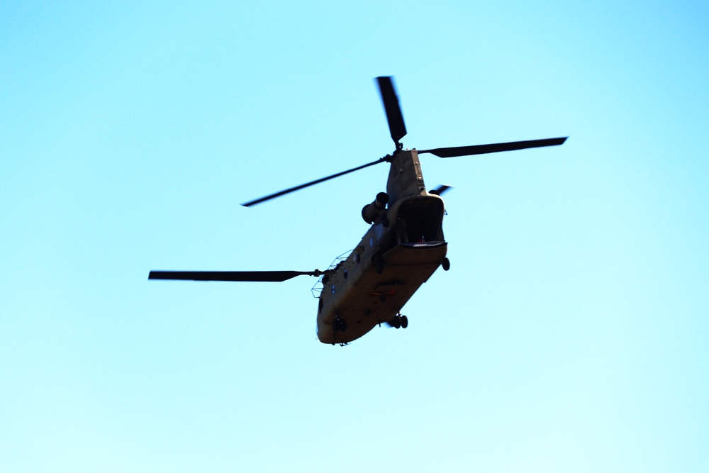 89B sling-load training operations at Fort McCoy