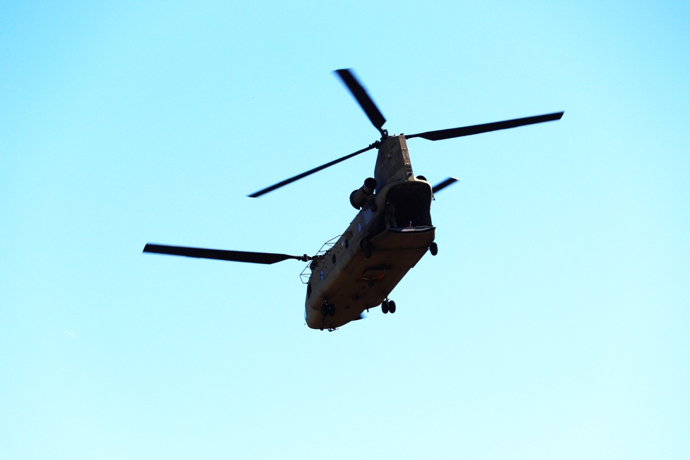 89B sling-load training operations at Fort McCoy