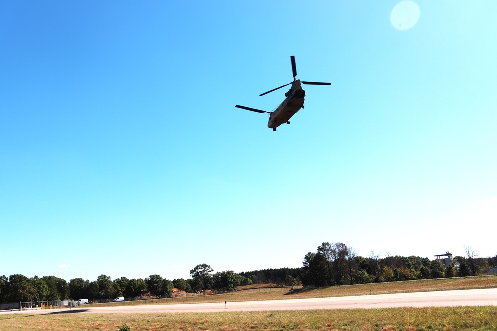 89B sling-load training operations at Fort McCoy