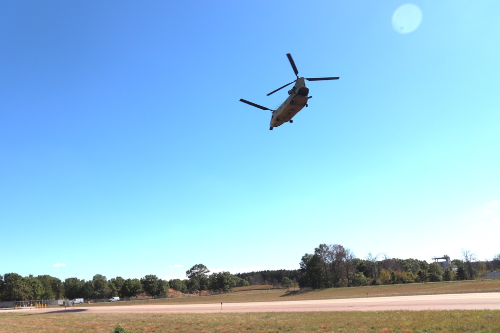 89B sling-load training operations at Fort McCoy