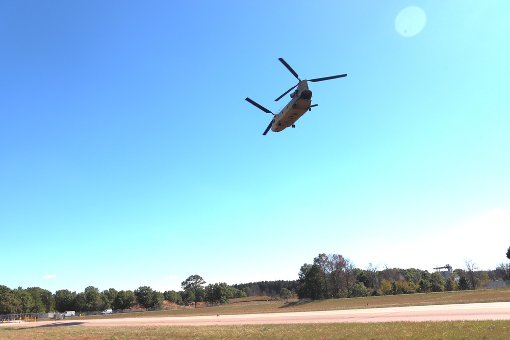 89B sling-load training operations at Fort McCoy