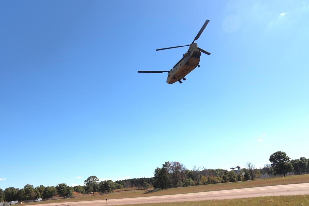 89B sling-load training operations at Fort McCoy