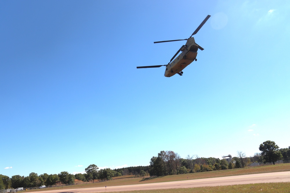 89B sling-load training operations at Fort McCoy