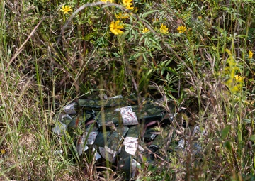 Leftover materials receive explosive sendoff at Arnold AFB