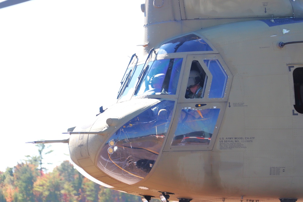 89B sling-load training operations at Fort McCoy