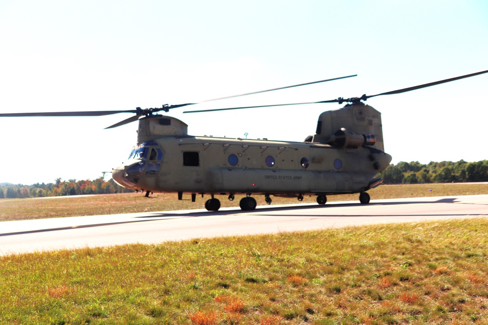 89B sling-load training operations at Fort McCoy